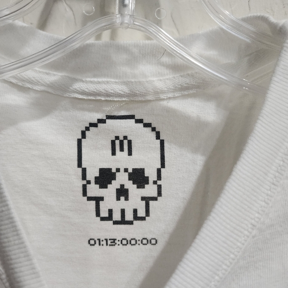 RARE UNUS ANNUS THE END Medium White tee T-shirt - Picture 3 of 3